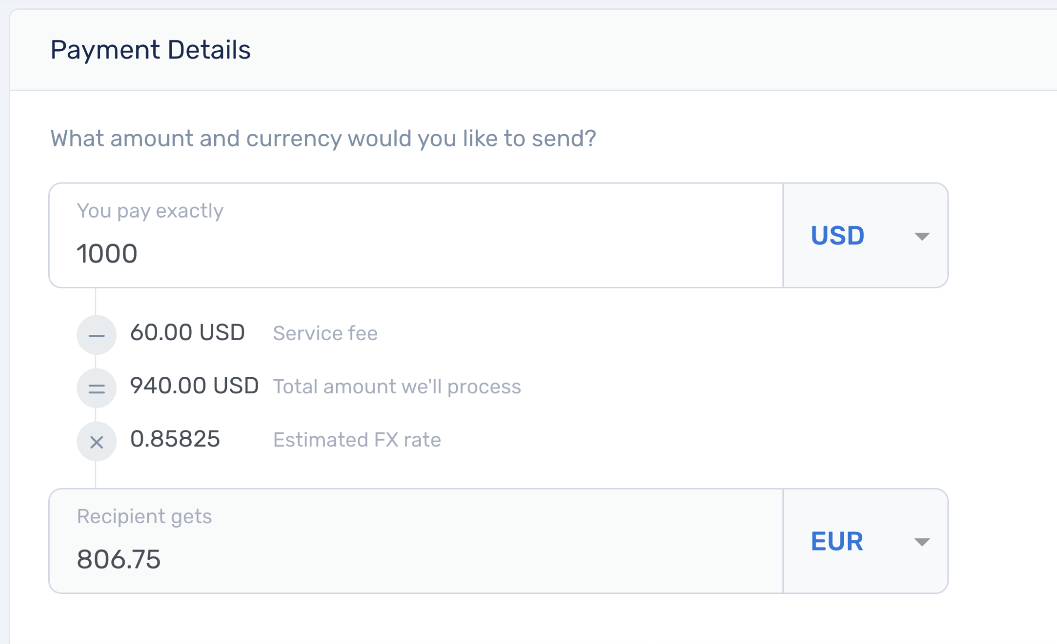Payments screenshot